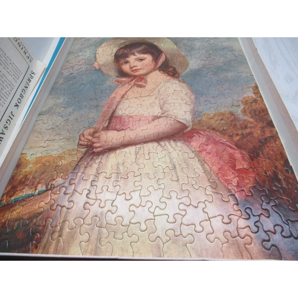SPRINGBOK JIGSAW PUZZLE‎ ROMNEY MISS WILLOUGHBY COMPLETE 250 PC VINTAGE 1964